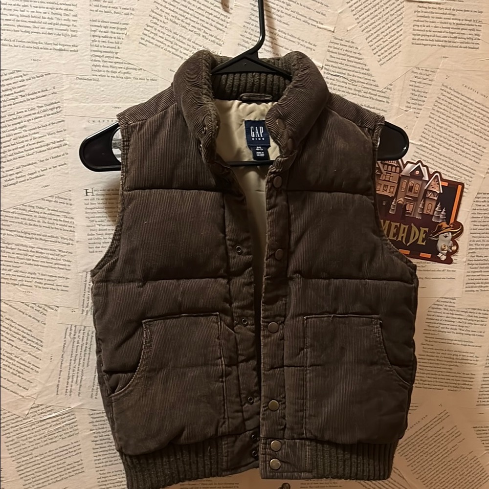 GAP Brown Corduroy Vest